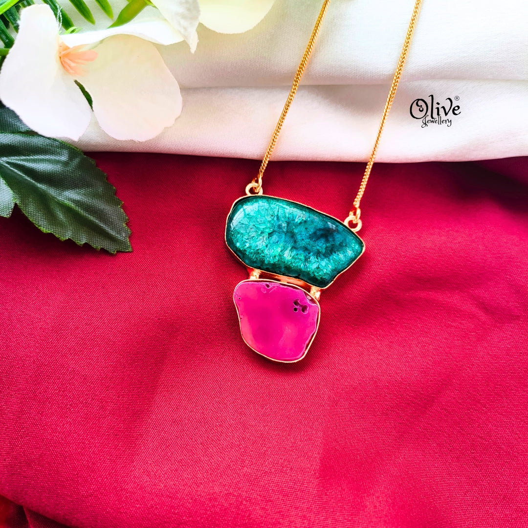 Natural Stone Pendent - 466