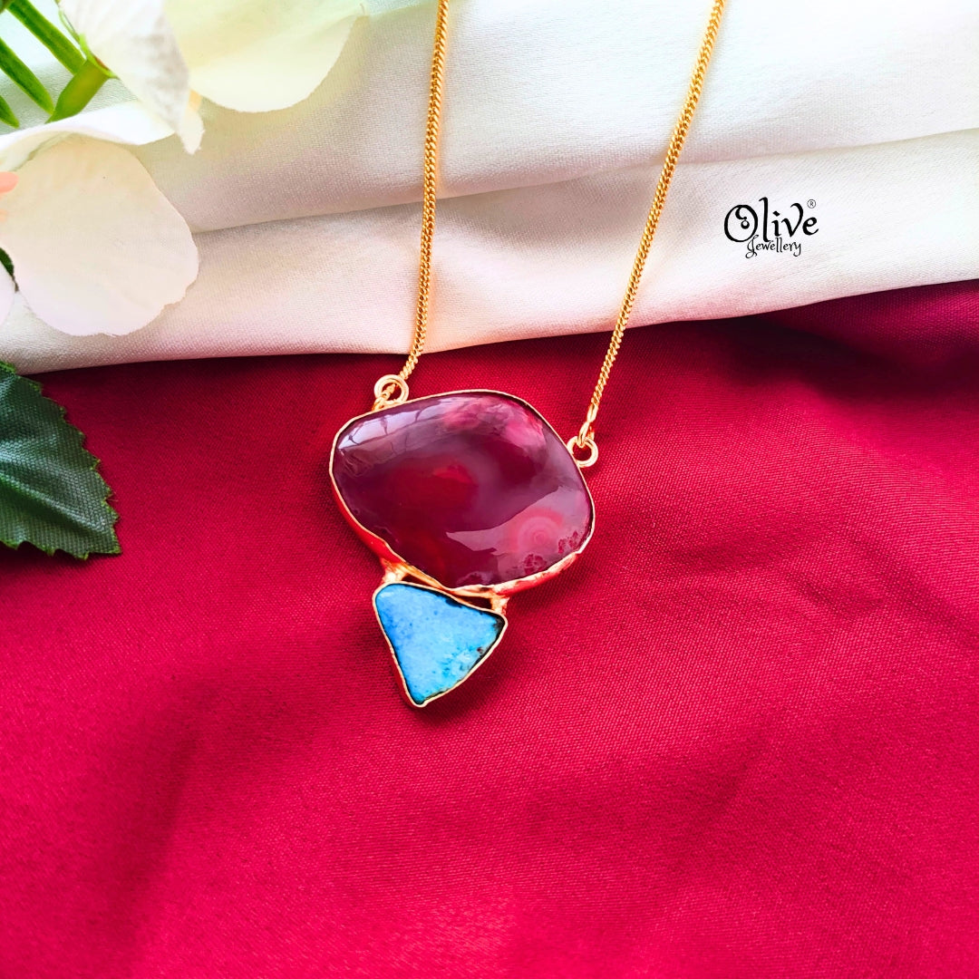 Natural Stone Pendent - 467