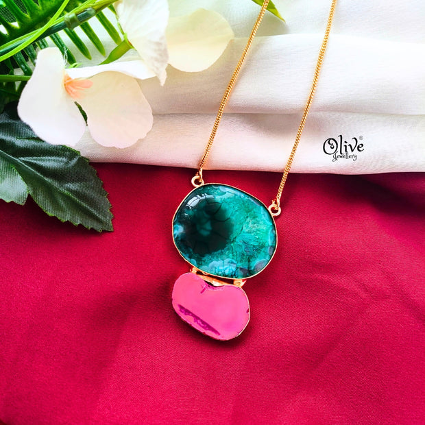 Natural Stone Pendent - 473