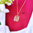 Natural Stone With Tanjore  Pendant-480