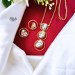 MOP  With Tanjore Pendant-486