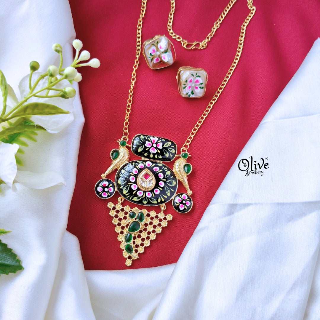 MOP  Tanjore Neckset-489