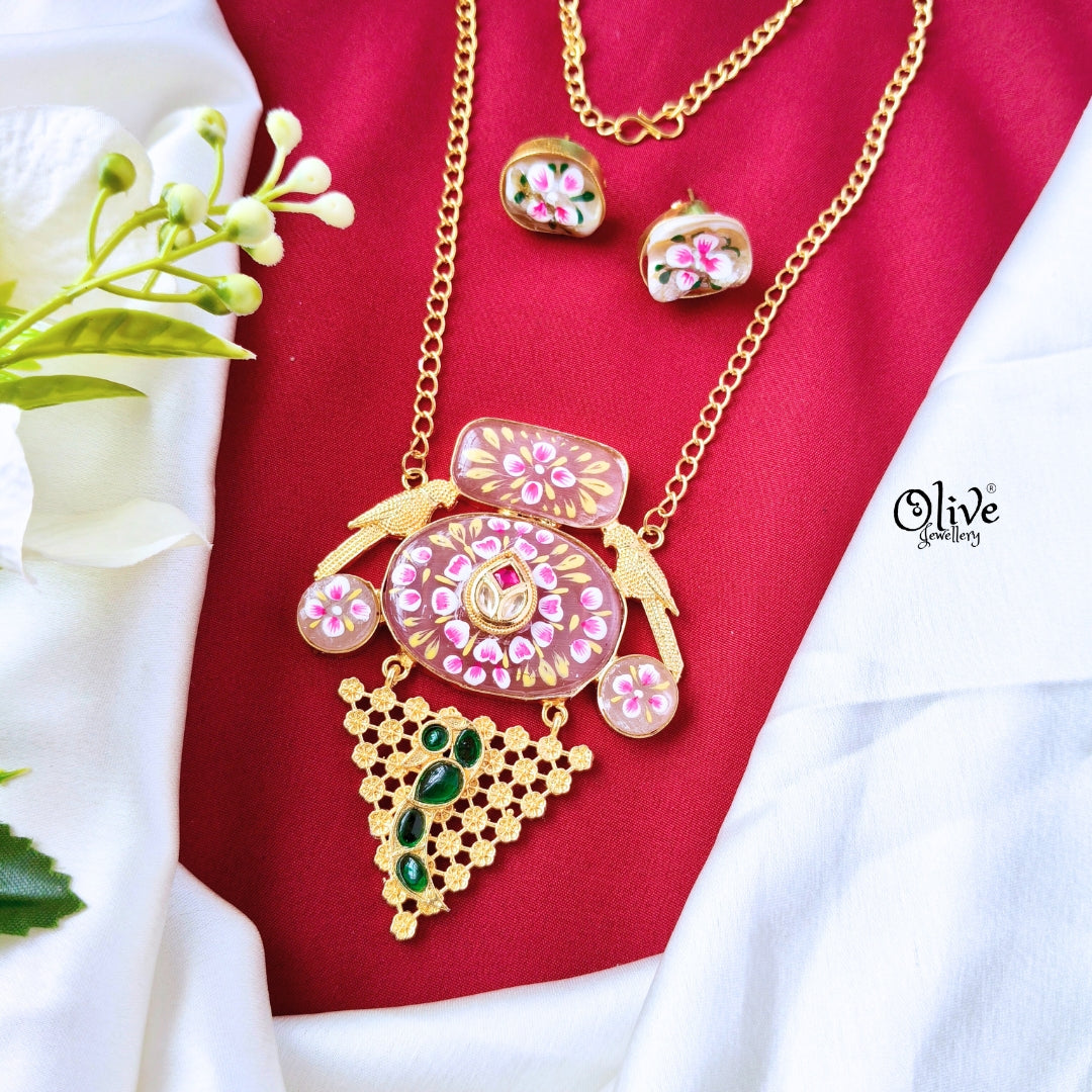 MOP  Tanjore Neckset-490