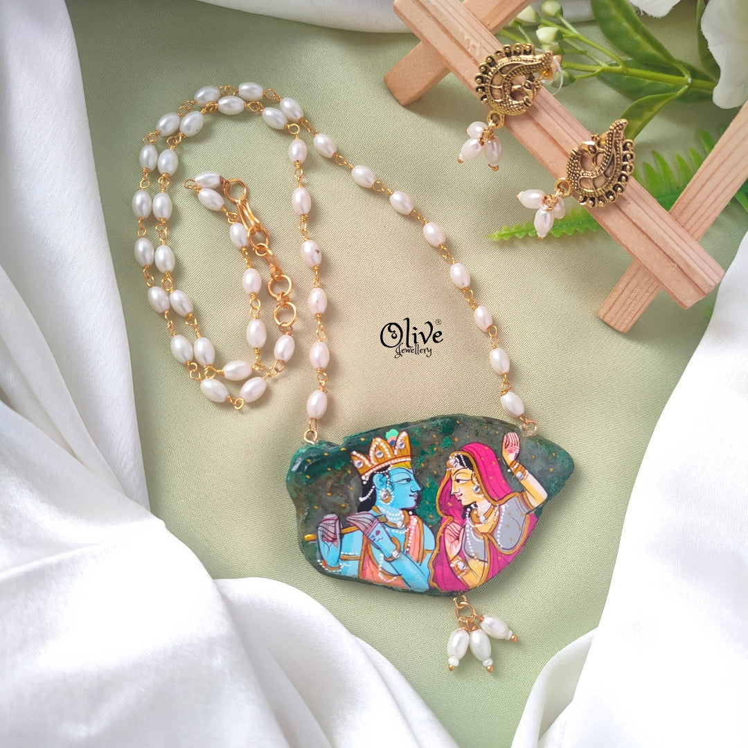 Radhakrishna Pendant -491