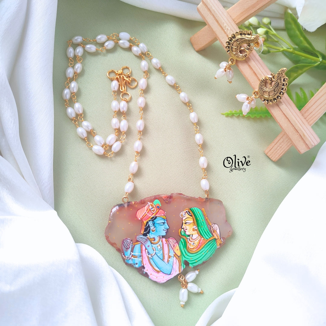 Radhakrishna Pendant -497