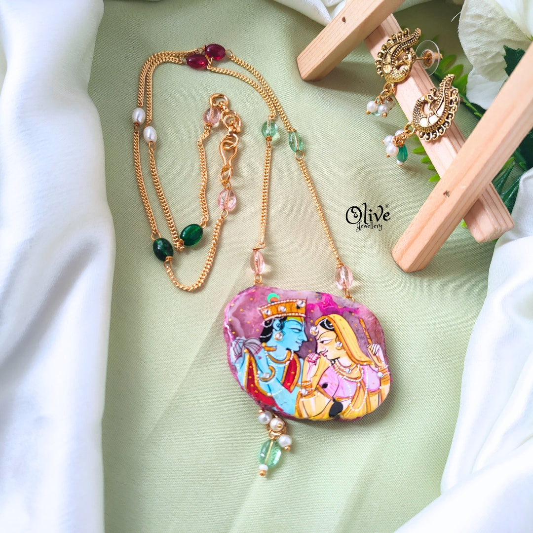 Radhakrishna Pendant -550