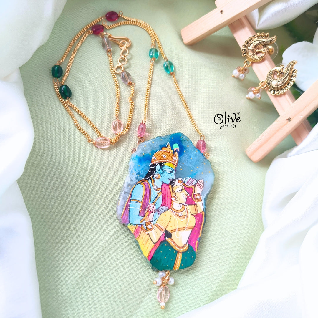 Radhakrishna Pendant -556