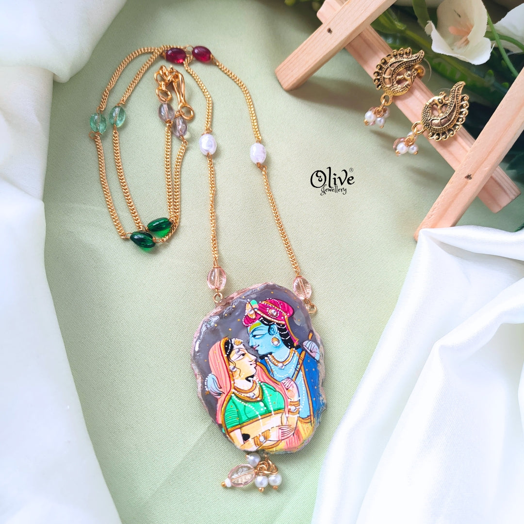 Radhakrishna Pendant -557