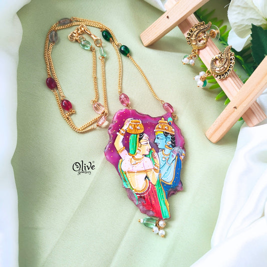 Radhakrishna Pendant -566