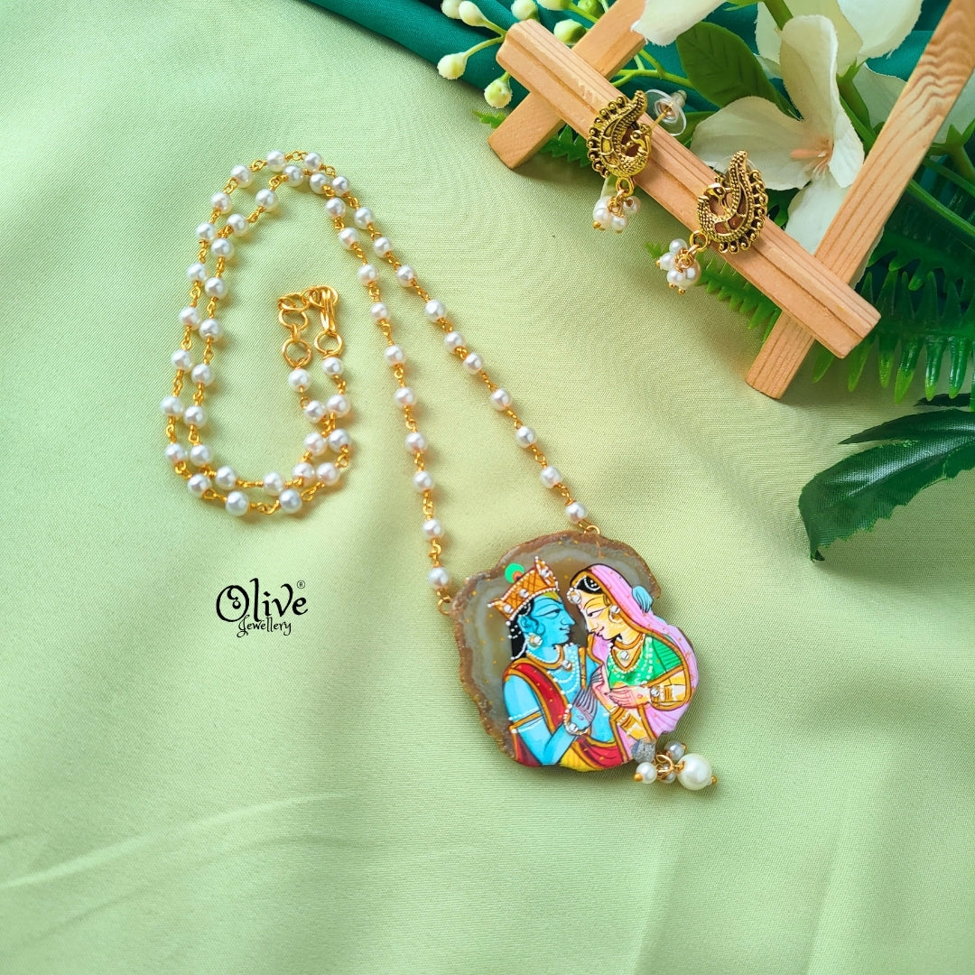 Radhakrishna Pendant -574