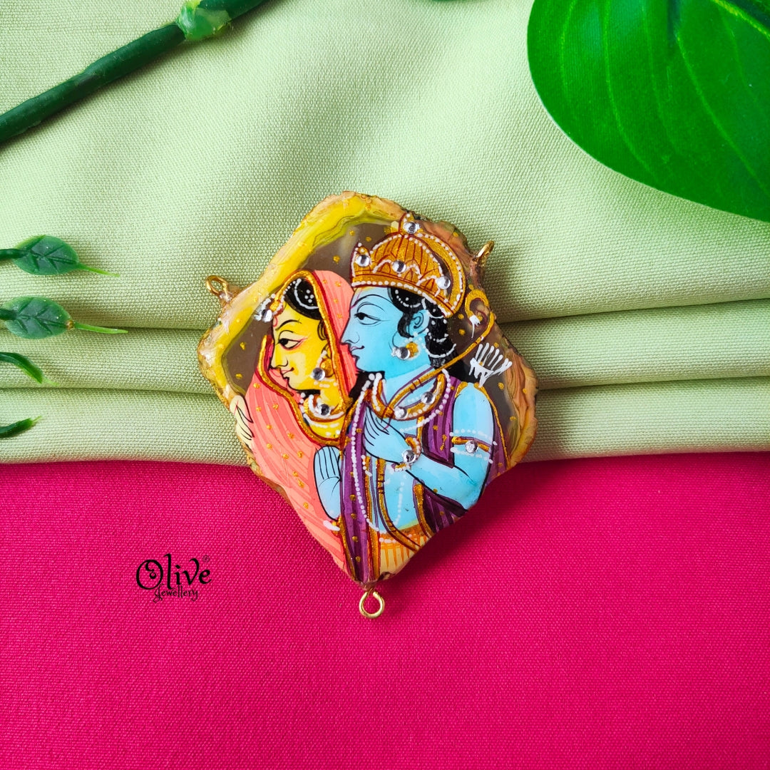 Natural Stone Pendant-630