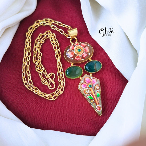 Tanjore Pendant -661