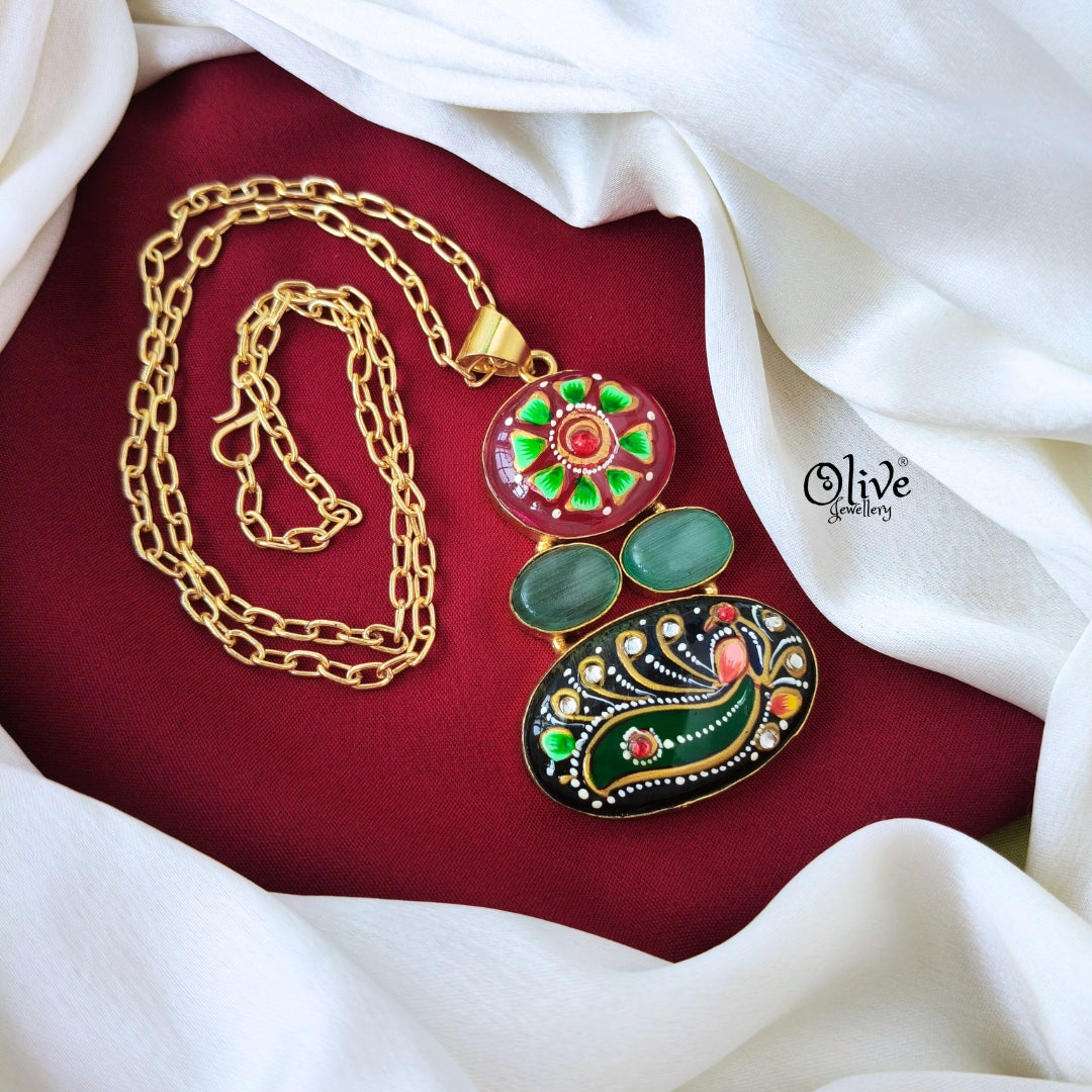 Tanjore Pendant -665