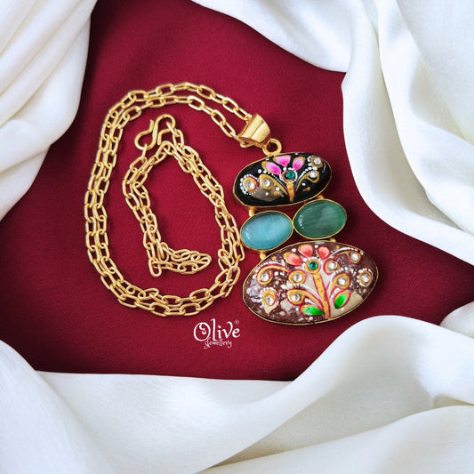 Tanjore Pendant -667
