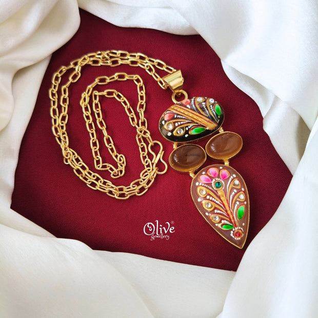 Tanjore Pendant -673