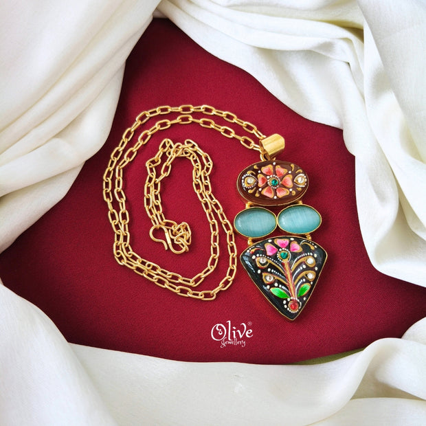 Tanjore Pendant -675
