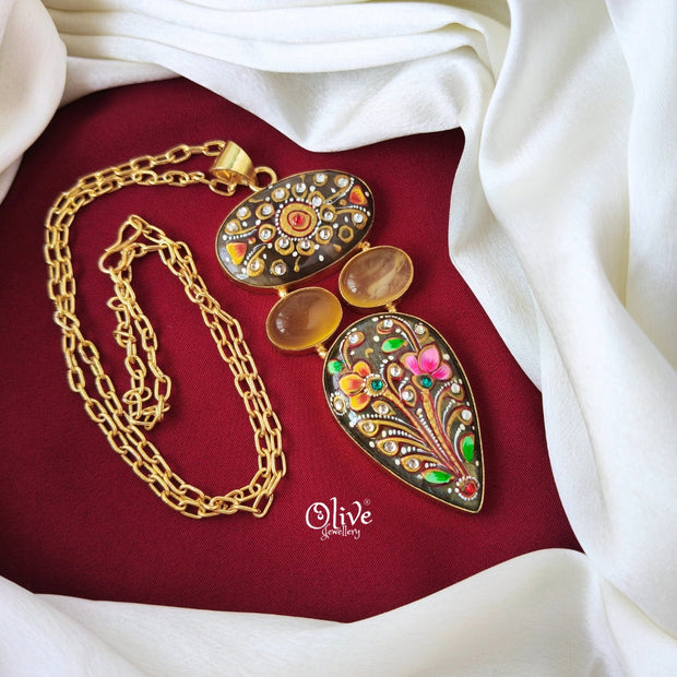 Tanjore Pendant -680
