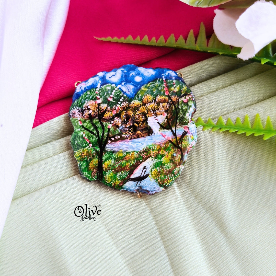 Natural Stone Pendant-710