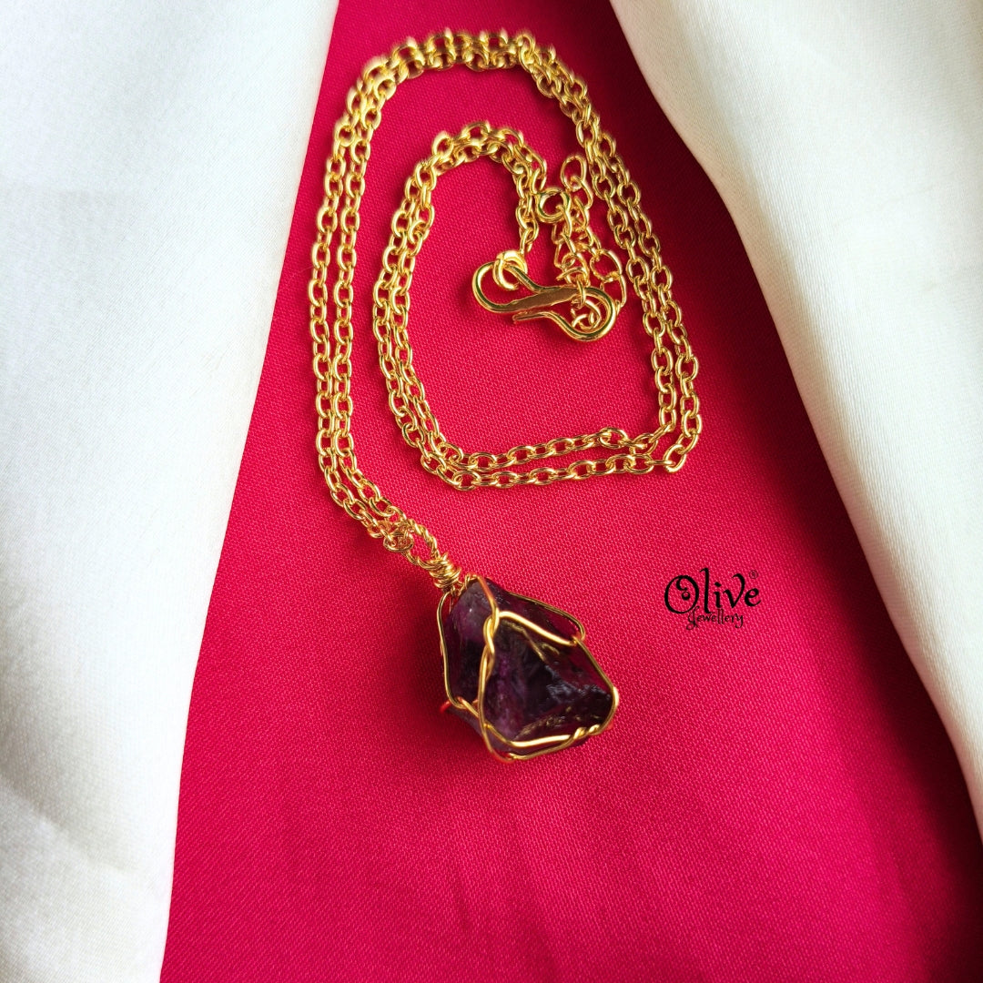 Gem Stone Collection Pendent - Full Fitting -35