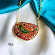 Natural Stone Tanjore Pendant-869