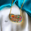 Natural Stone Tanjore Pendant-875