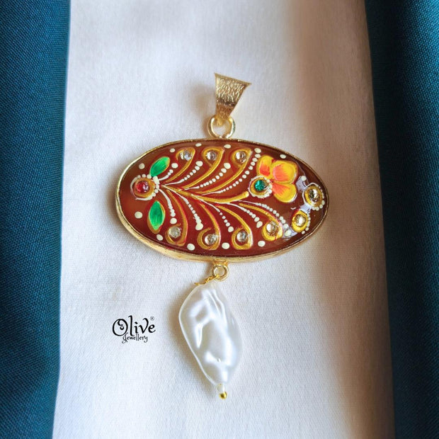Natural Stone Pendant-884