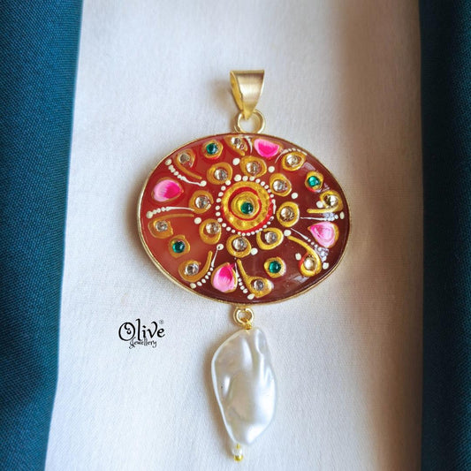 Natural Stone Pendant-886