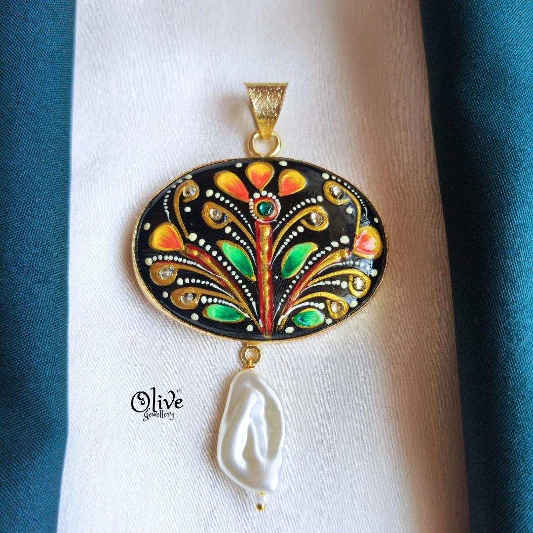 Natural Stone Pendant-887