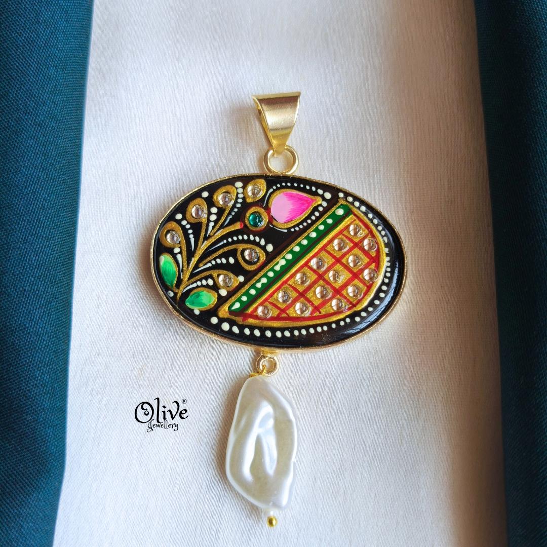 Natural Stone Pendant-888