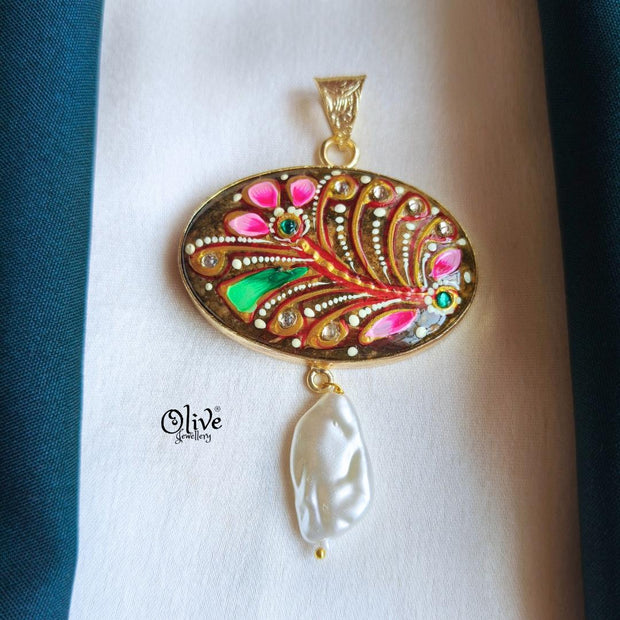 Natural Stone Pendant-889
