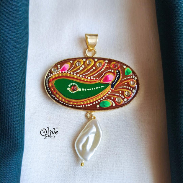 Natural Stone Pendant-890