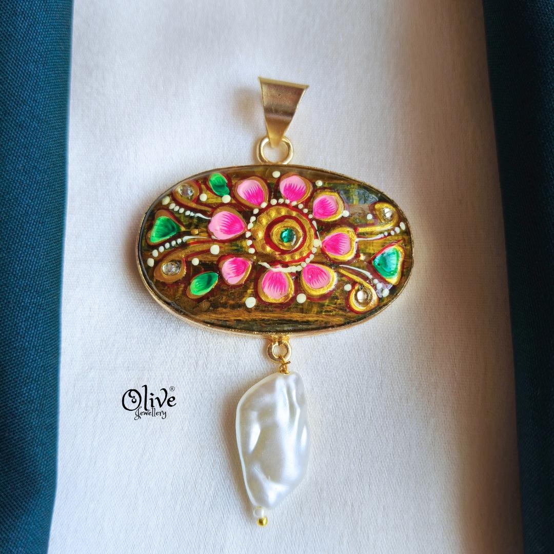 Natural Stone Pendant-891
