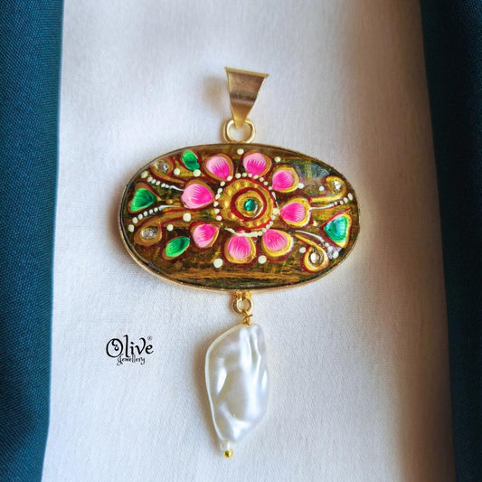 Natural Stone Pendant-891