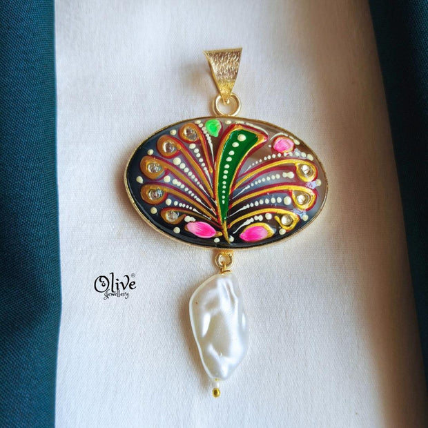 Natural Stone Pendant-892