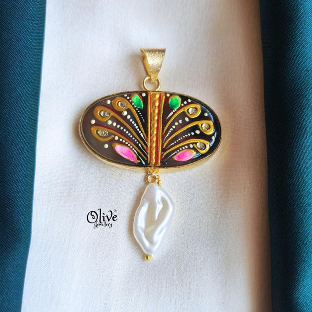 Natural Stone Pendant-893