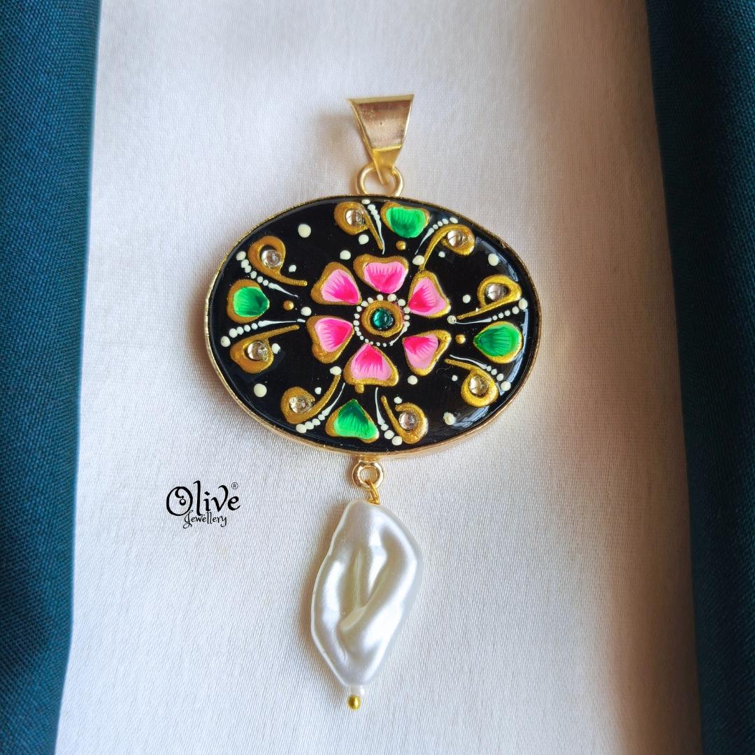 Natural Stone Pendant-894