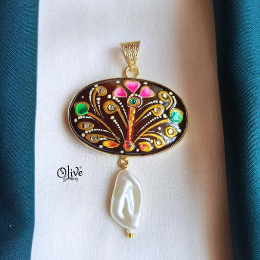 Natural Stone Pendant-897