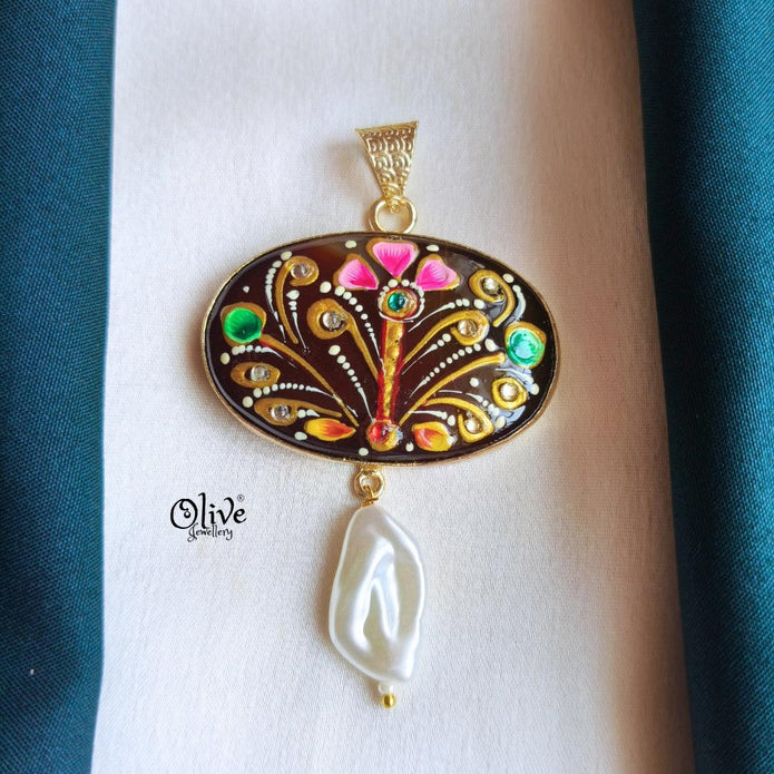 Natural Stone Pendant-897