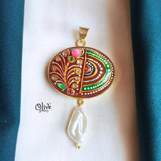 Natural Stone Pendant-899
