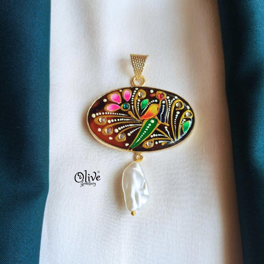 Natural Stone Pendant-913