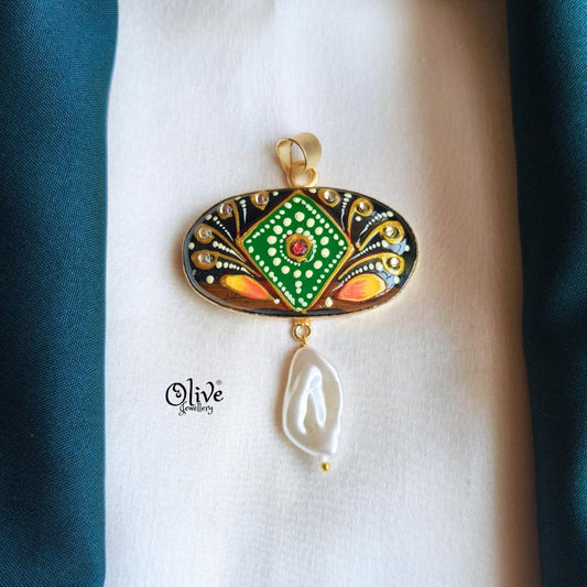 Natural Stone Pendant-915
