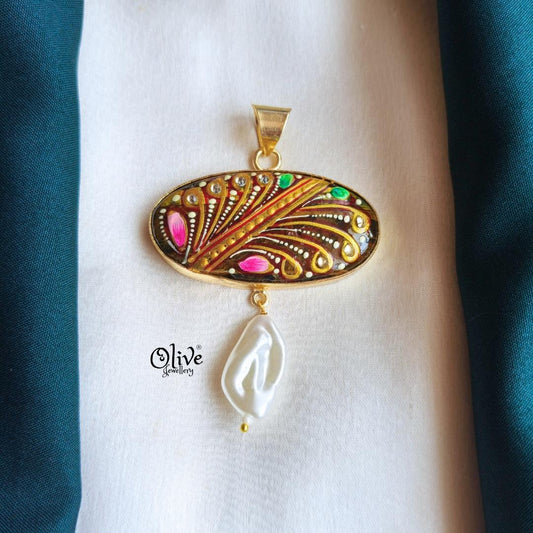 Natural Stone Pendant-916