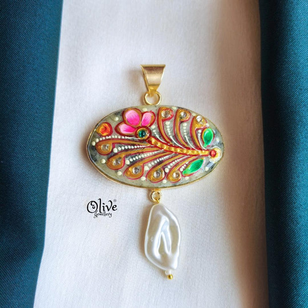 Natural Stone Pendant-923