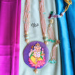 Natural Stone Tanjore Pendant -949
