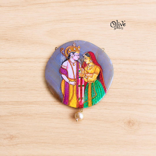 Natural Stone Pendant-993