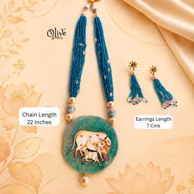 Natural Stone Tanjore Pendant -999
