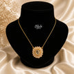 Gem Stone Collection Pendent - Collet Fitting - with Pearls - 26