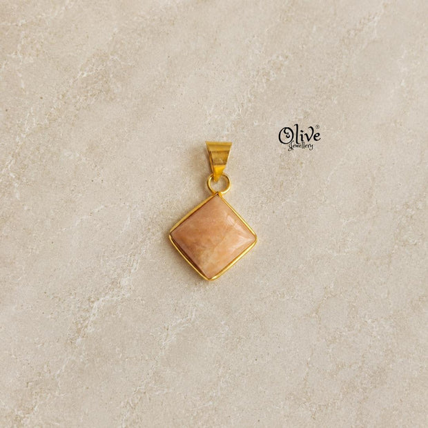 Natural Stone Small Pendant-1016