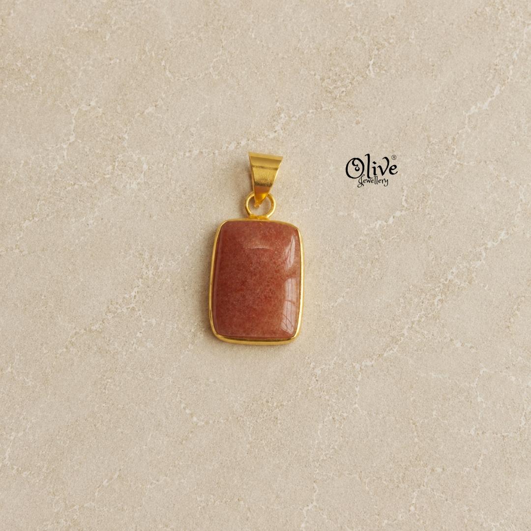 Natural Stone Small Pendant-1017
