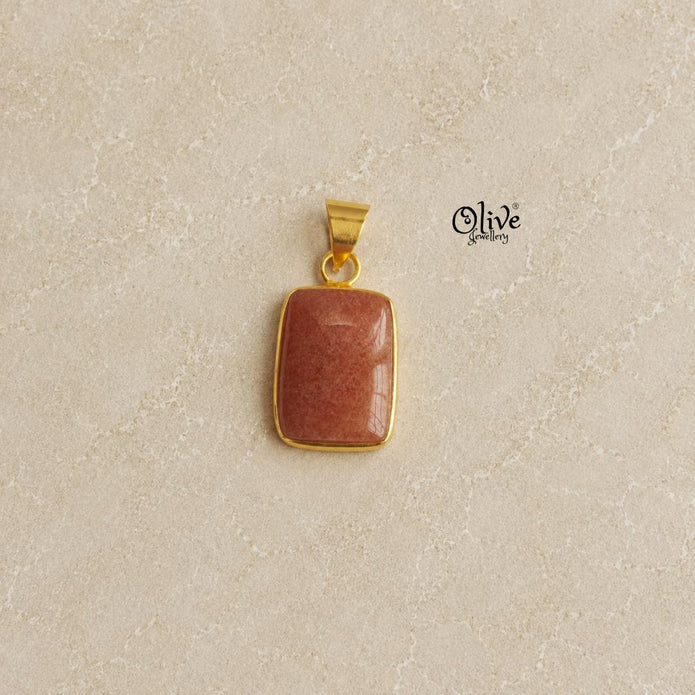 Natural Stone Small Pendant-1017